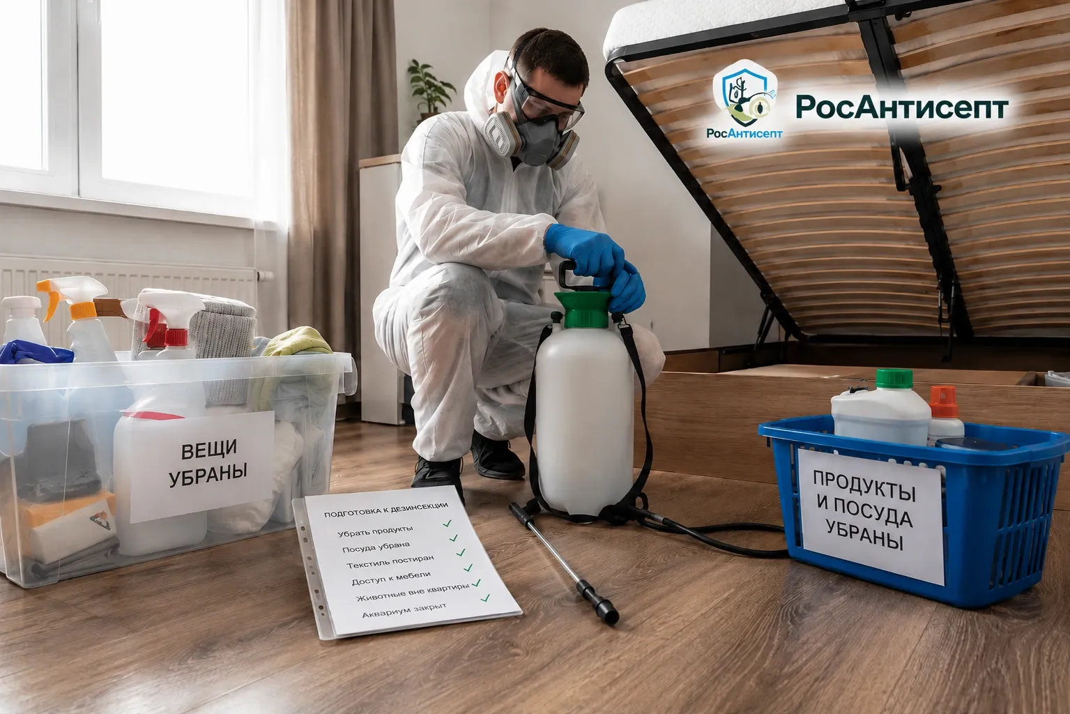 Как подготовить квартиру к дезинсекции — инструкция перед обработкой